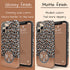 Golden Leopard Personalized Monogram iPhone Case